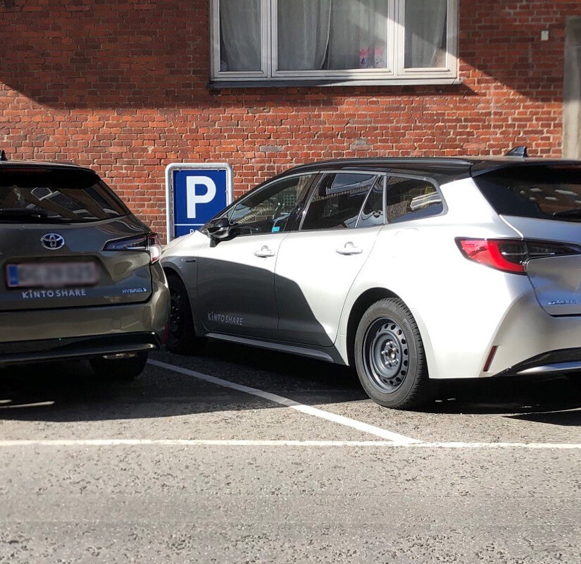 Delebil på Amager